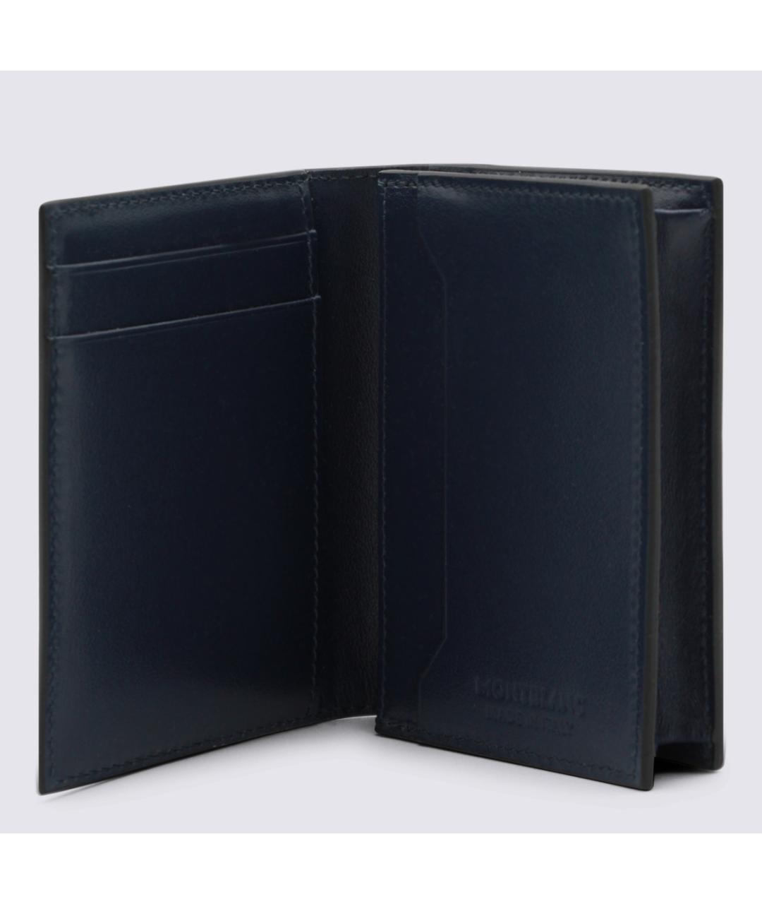 MONTBLANC Черный кожаный кардхолдер, фото 3