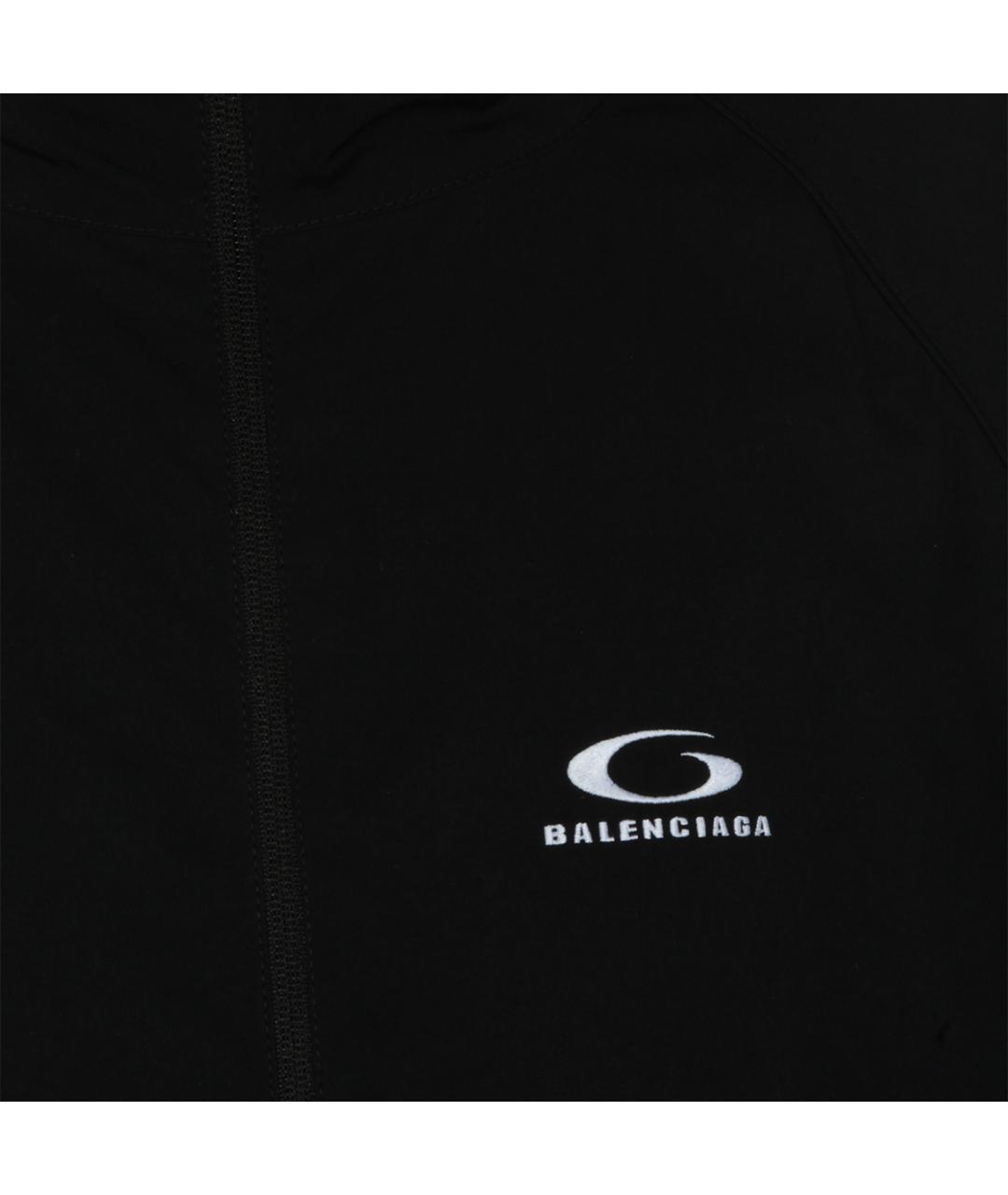 BALENCIAGA Черная полиэстеровая куртка, фото 3