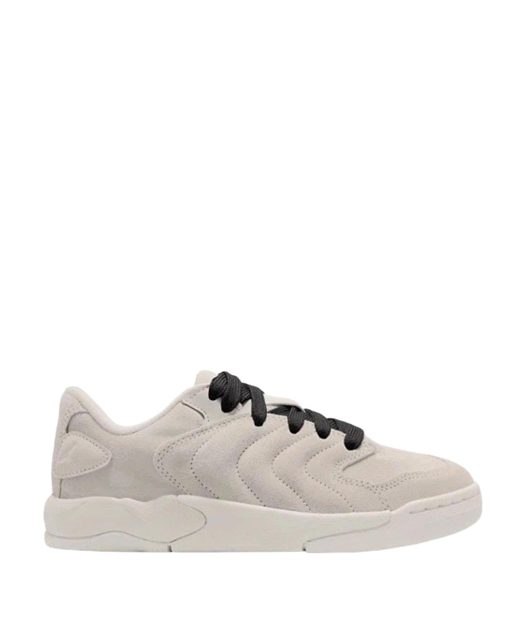 JORDAN Серые замшевые кроссовки, фото 1