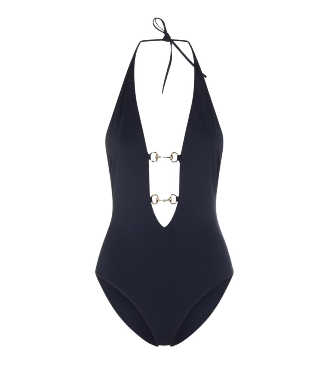 GUCCI Темно-синий полиамидовый купальник, фото 1