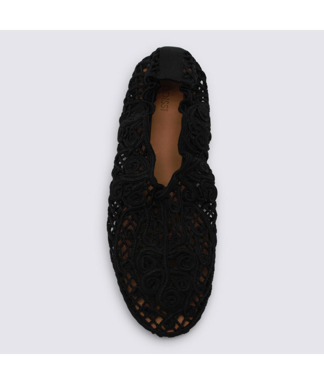 Odissì Черные текстильные балетки, фото 4