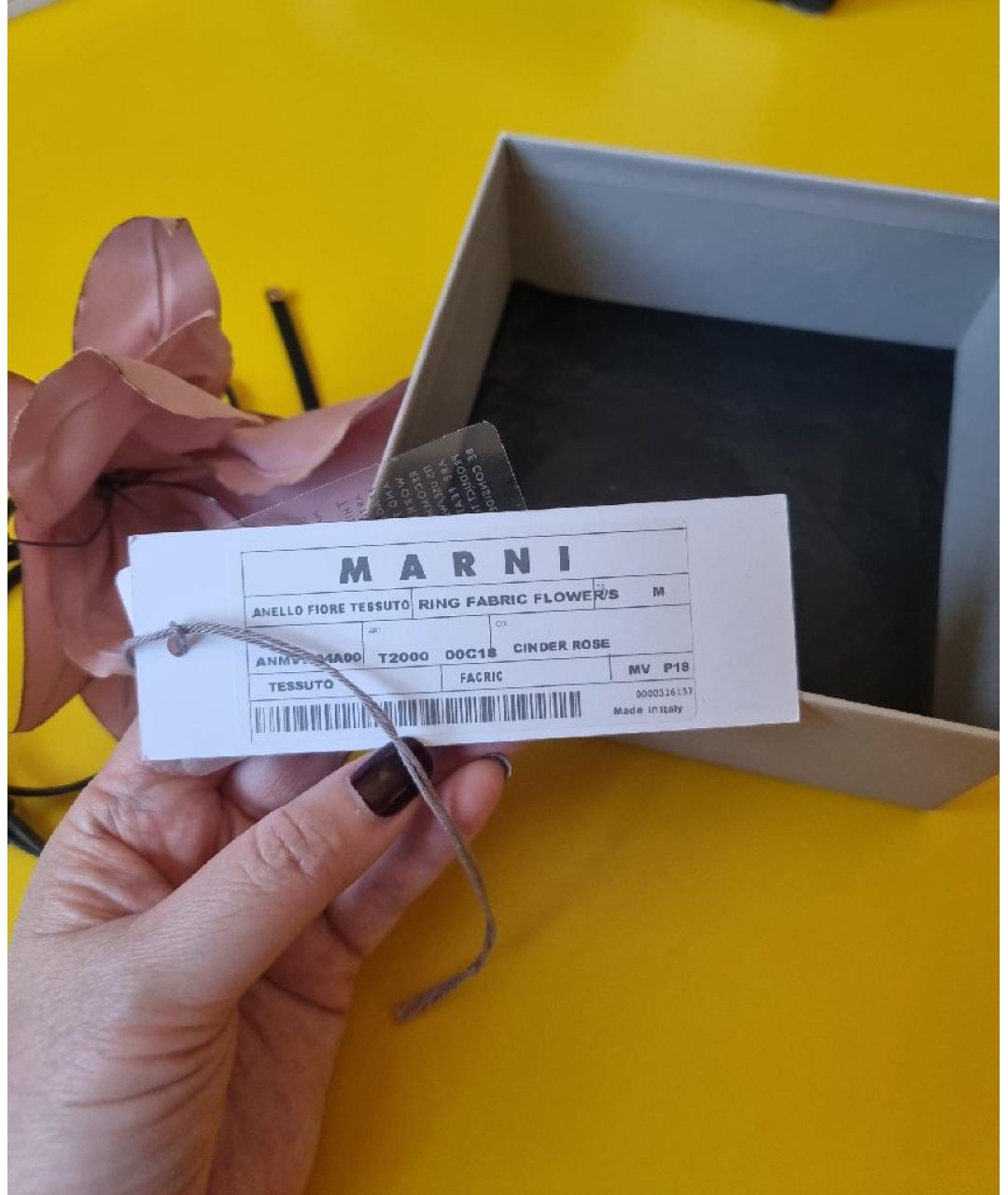 MARNI Розовая кожаная подвеска, фото 5