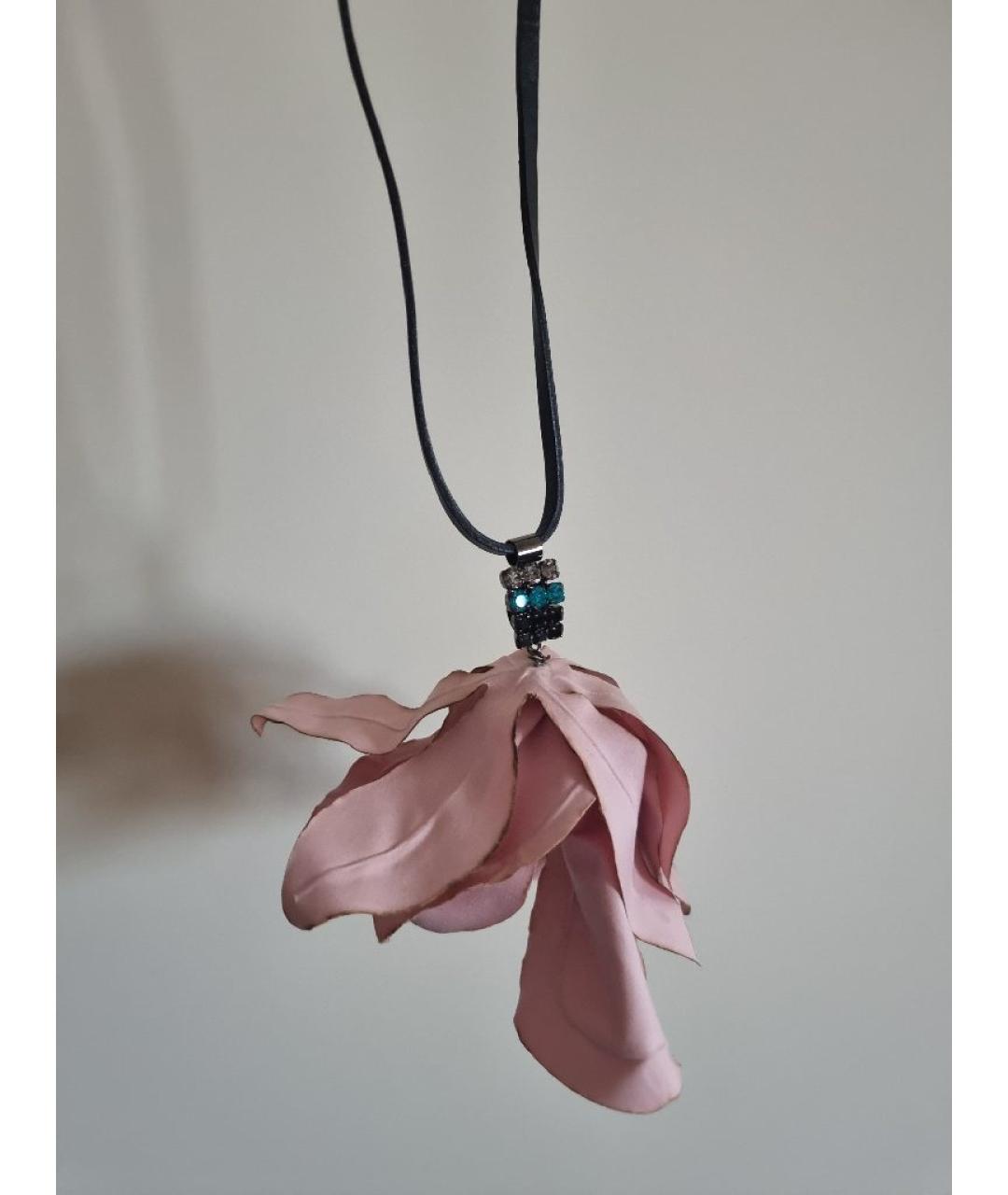 MARNI Розовая кожаная подвеска, фото 8