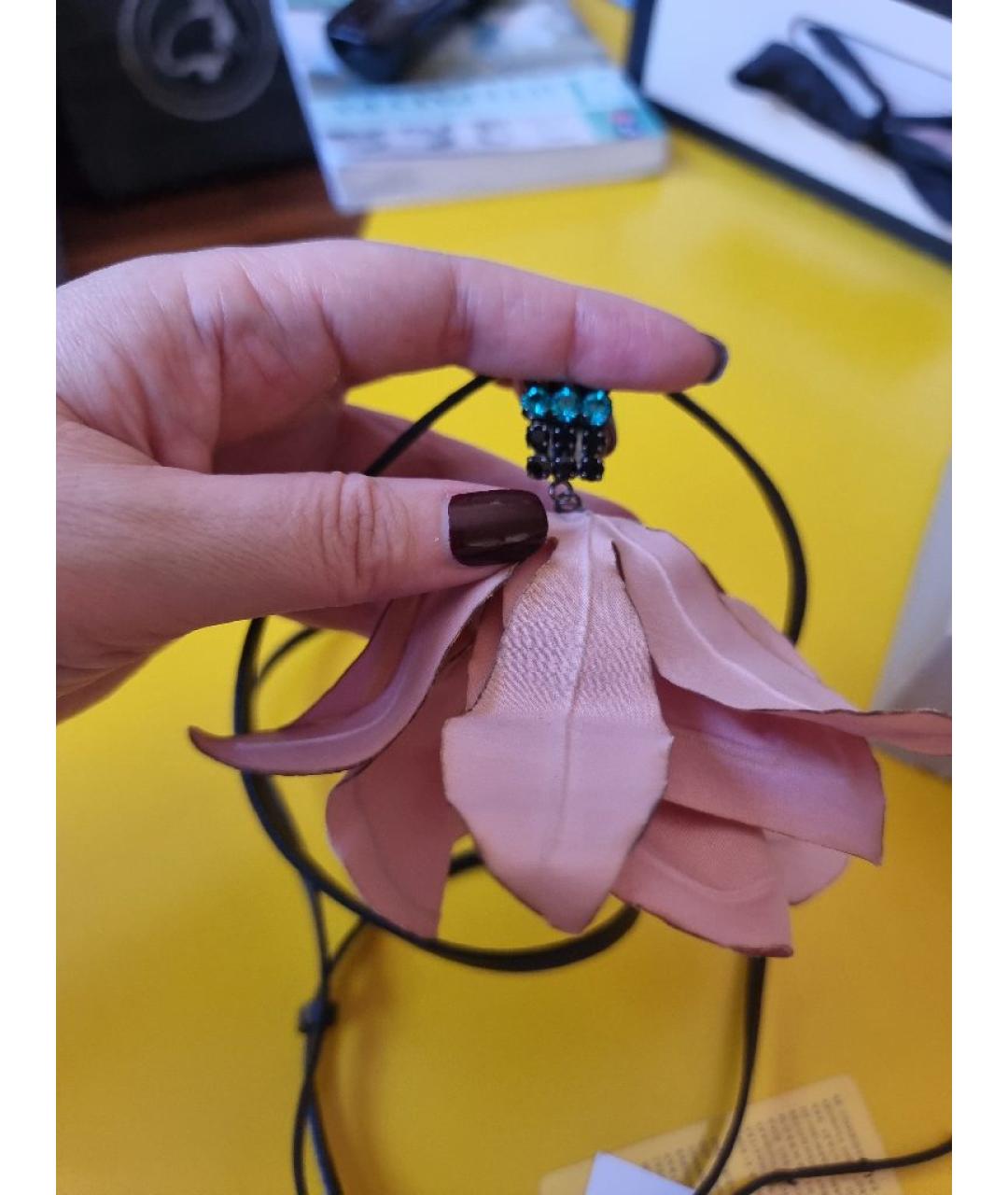 MARNI Розовая кожаная подвеска, фото 6