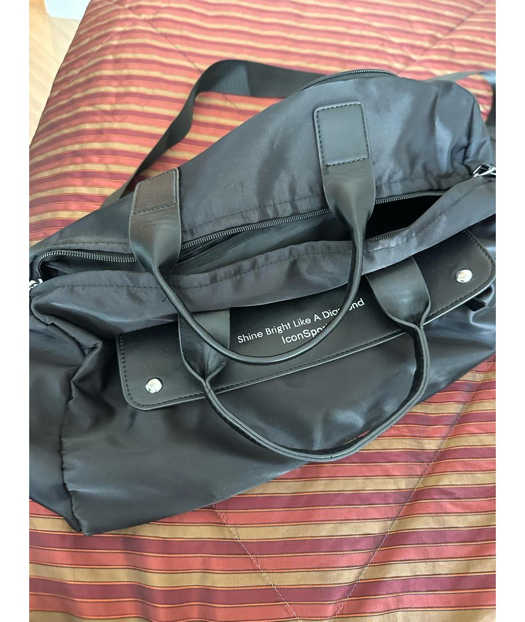 GUCCI Черные кожаные низкие кроссовки / кеды, фото 7