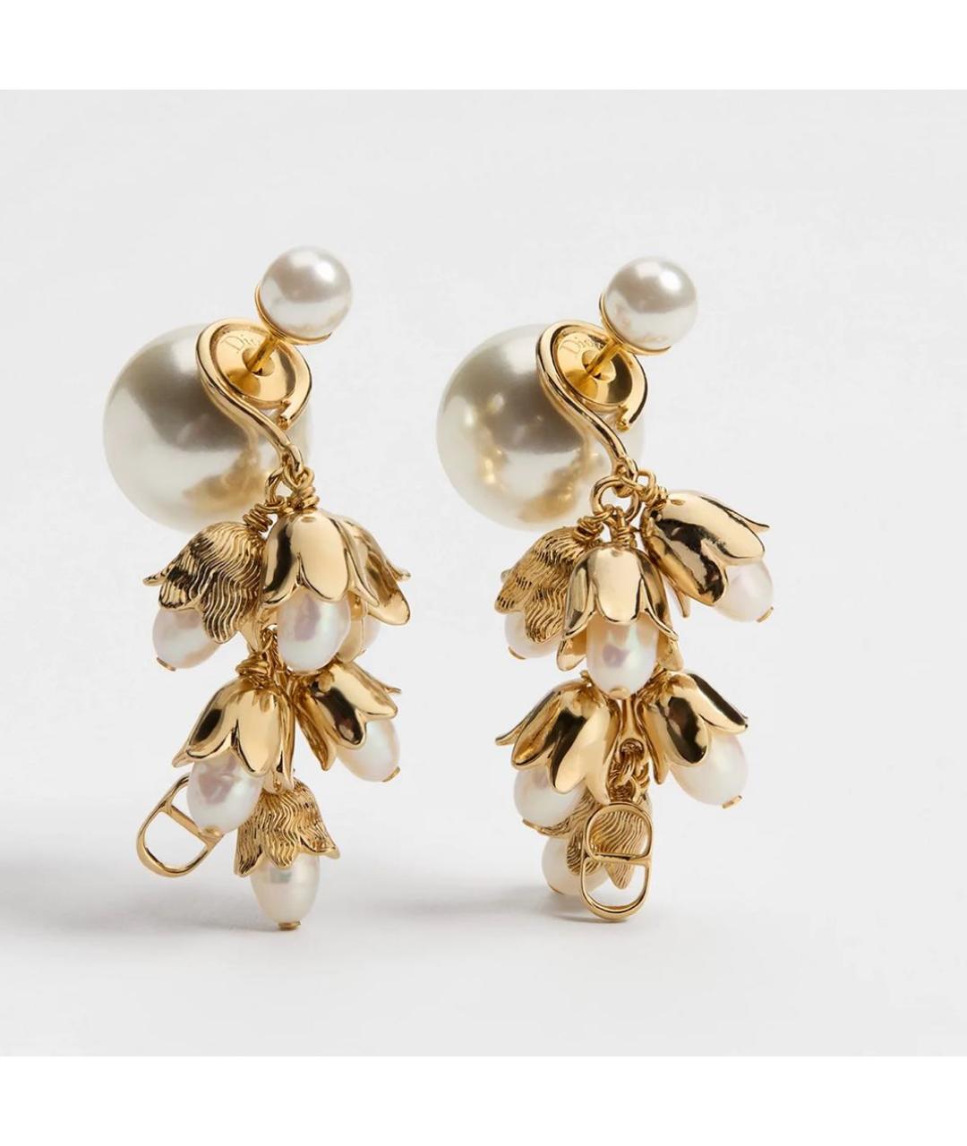 CHRISTIAN DIOR Золотые серьги, фото 5