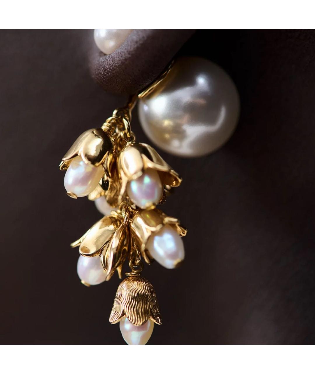 CHRISTIAN DIOR Золотые серьги, фото 3