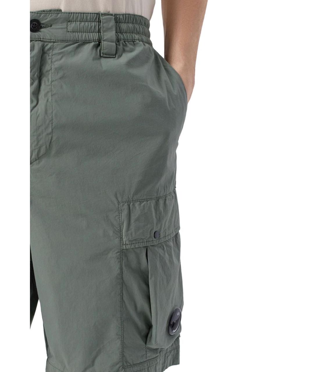 CP COMPANY Зеленые хлопковые шорты, фото 5