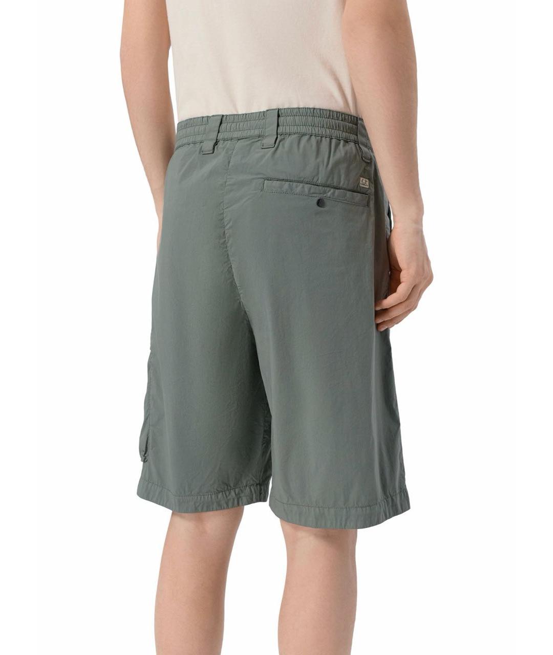 CP COMPANY Зеленые хлопковые шорты, фото 4