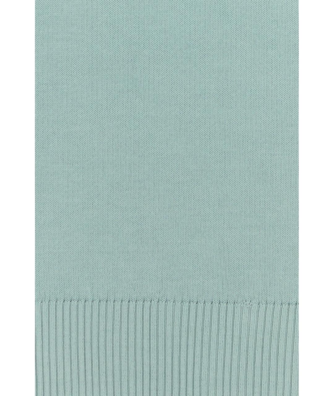 CANALI Голубой хлопковый джемпер / свитер, фото 3