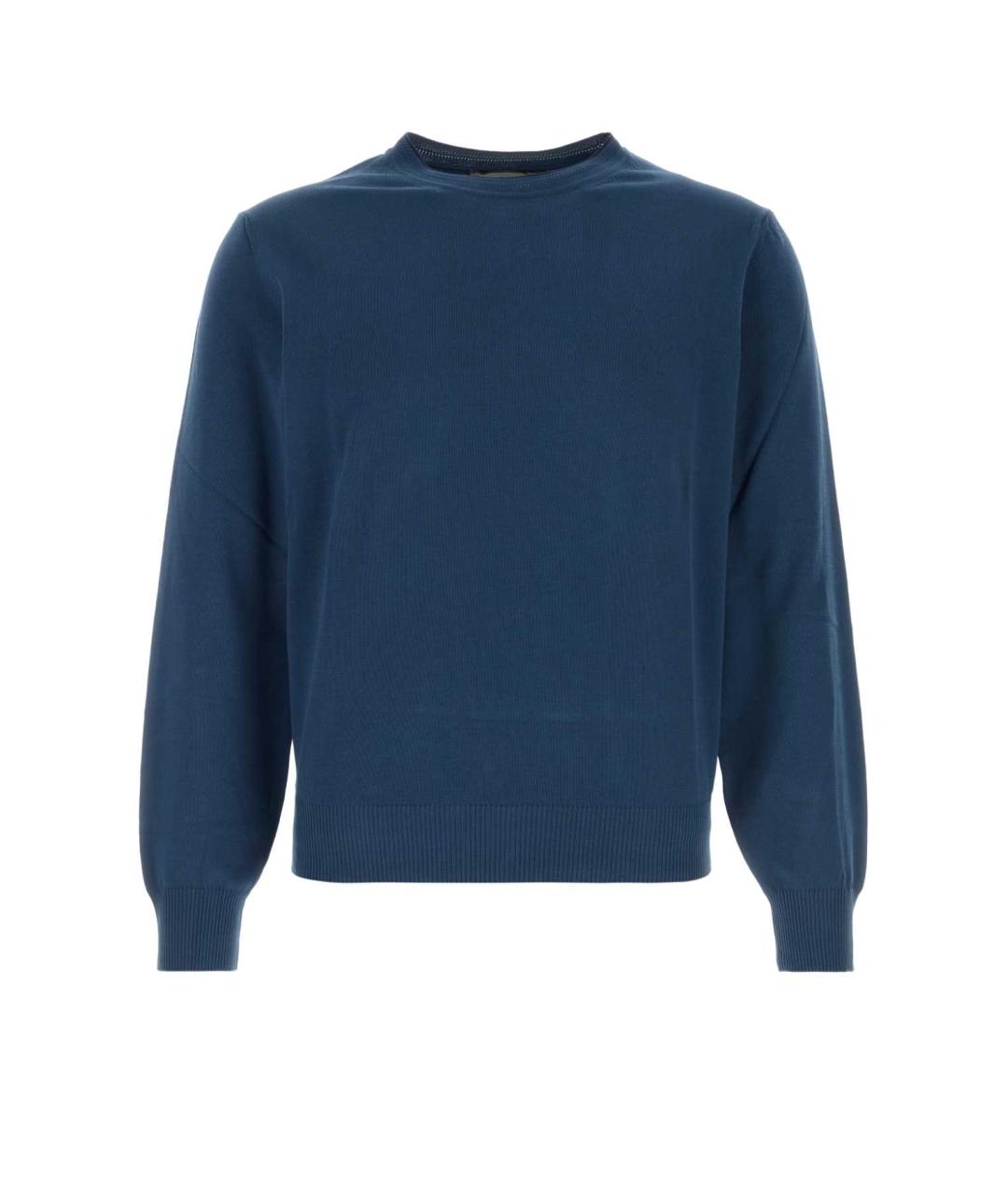 CANALI Синий хлопковый джемпер / свитер, фото 1