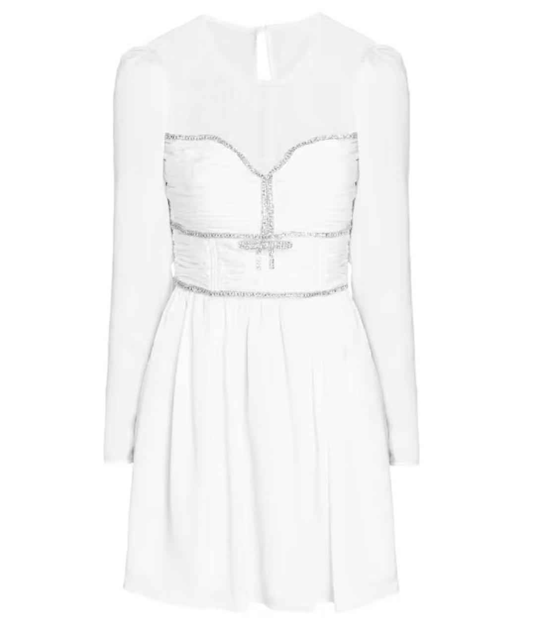 SELF-PORTRAIT Белое коктейльное платье, фото 4