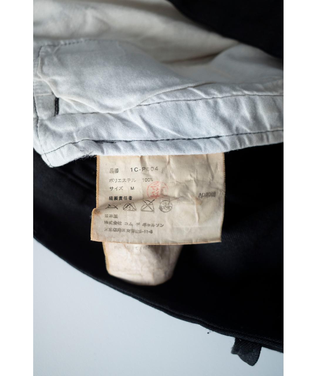 COMME DES GARÇONS Черные синтетические шорты, фото 8