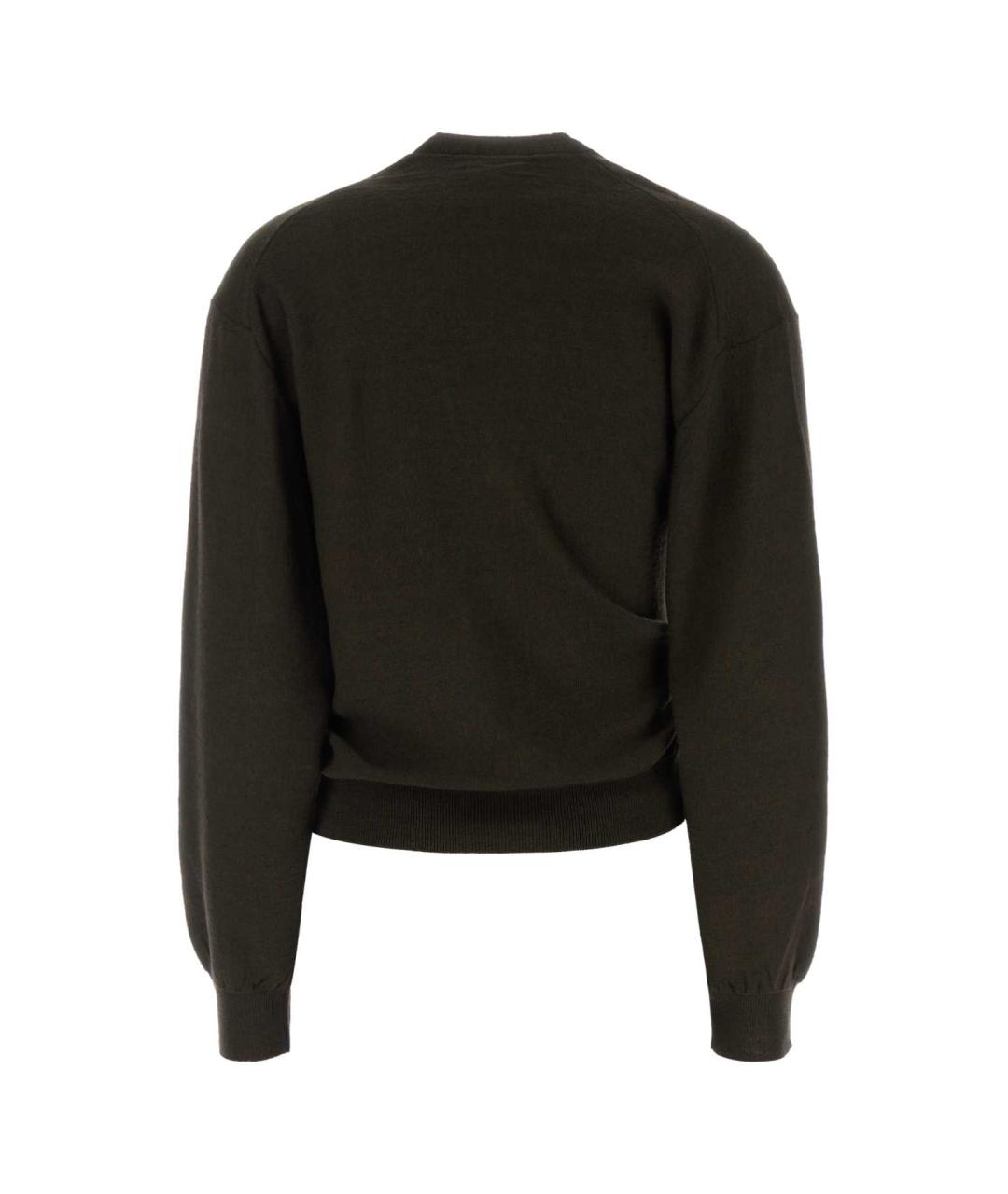 LEMAIRE Коричневый шерстяной кардиган, фото 2