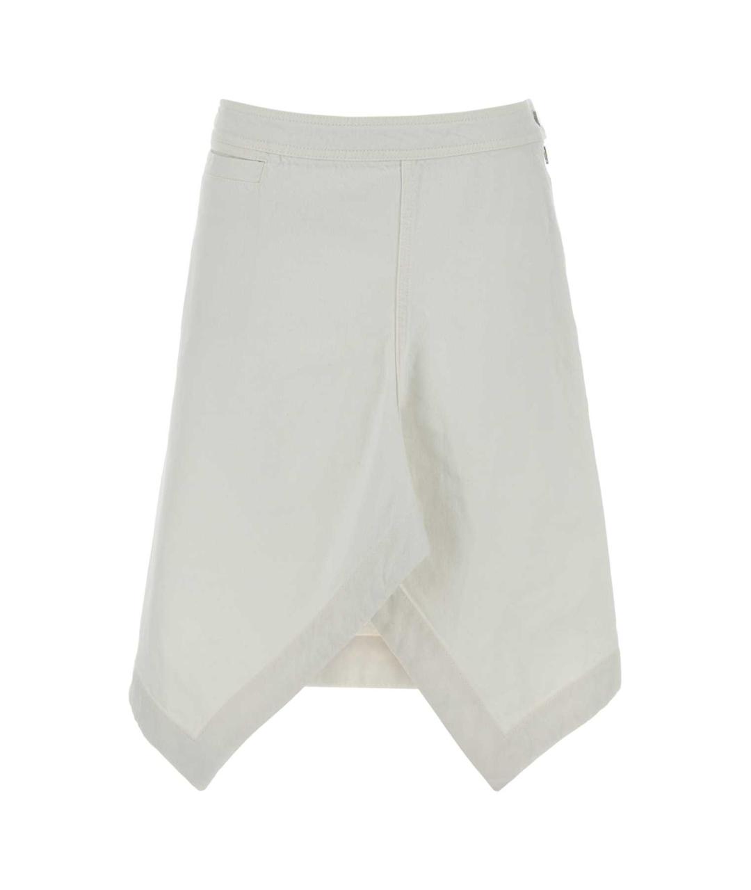 LEMAIRE Белая хлопковая юбка миди, фото 1