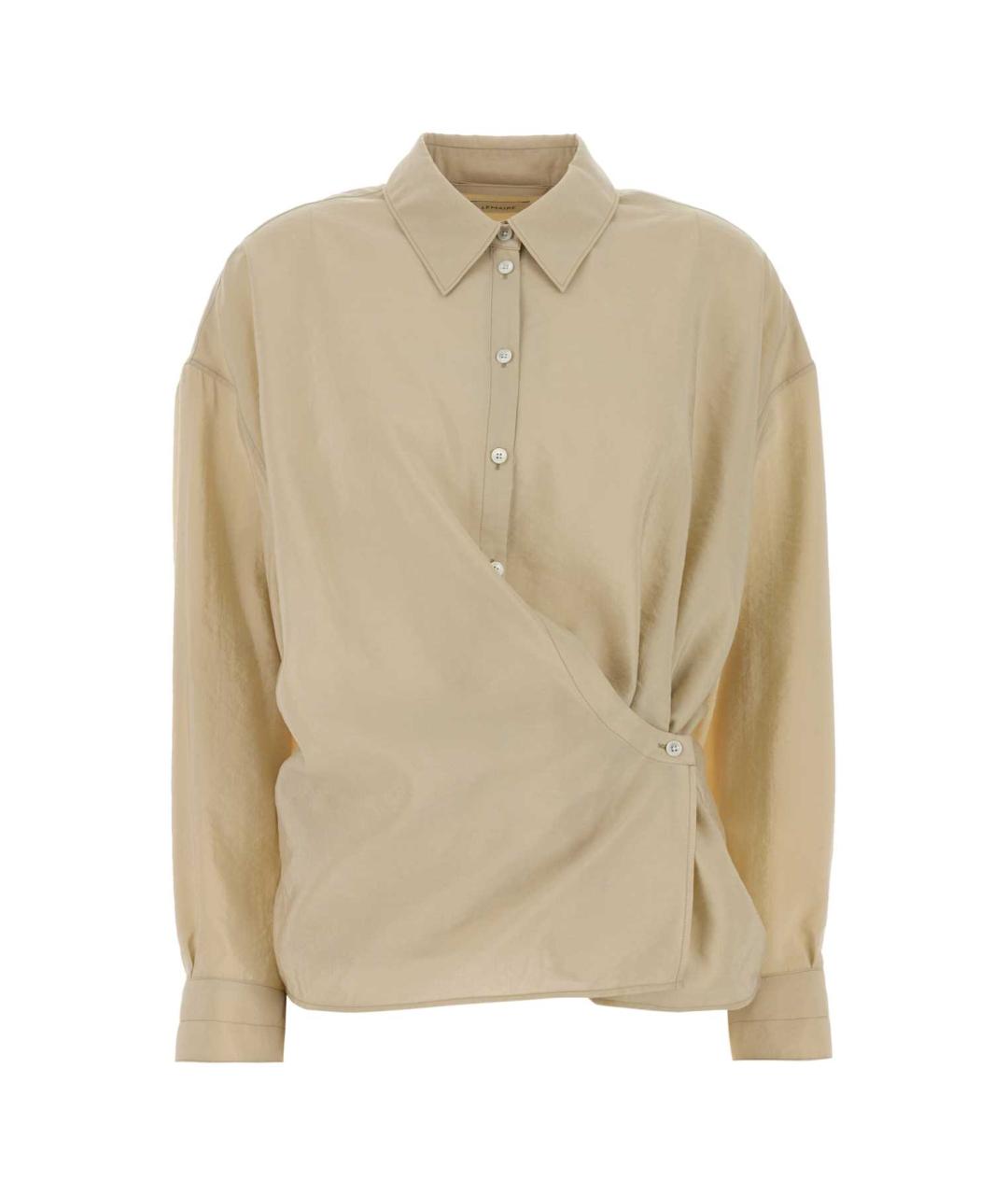 LEMAIRE Бежевая шелковая рубашка, фото 1