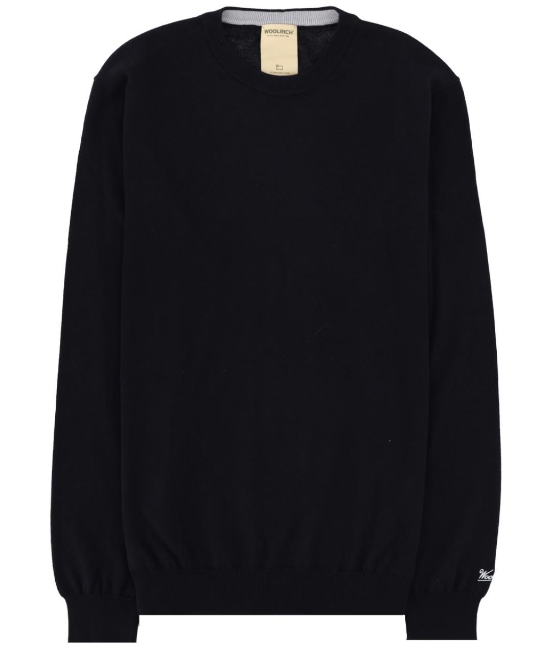 WOOLRICH Темно-синий хлопковый джемпер / свитер, фото 1