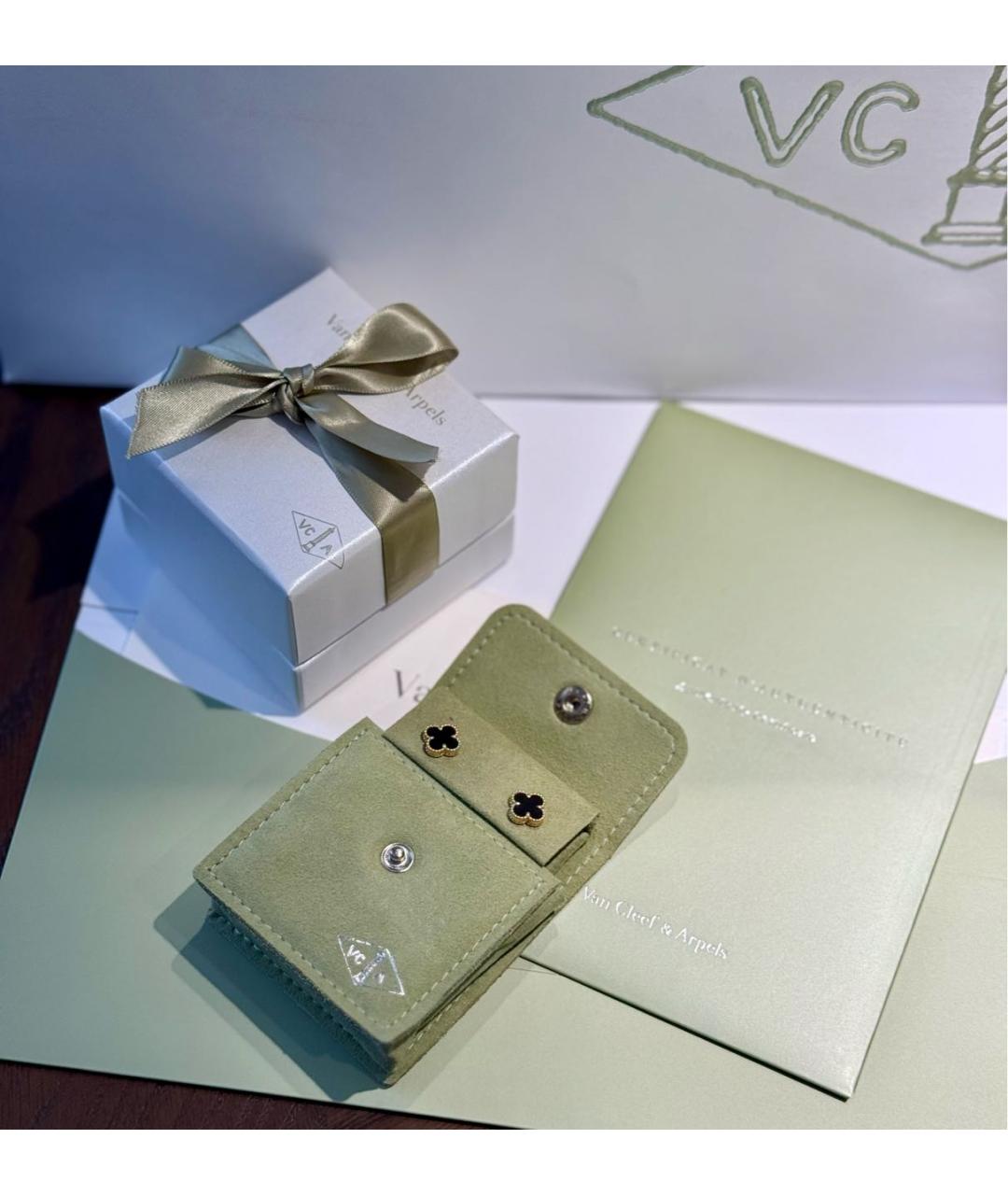 VAN CLEEF & ARPELS Золотые серьги из желтого золота, фото 3