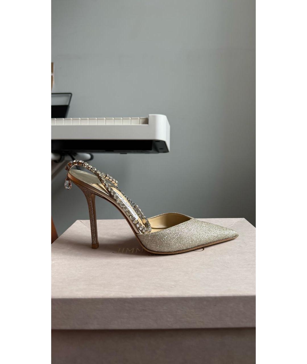 JIMMY CHOO Серебряные туфли, фото 6