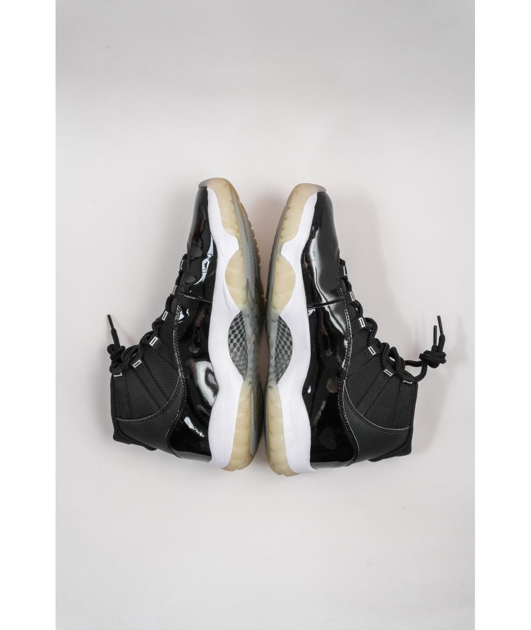 JORDAN Черные высокие кроссовки / кеды, фото 2