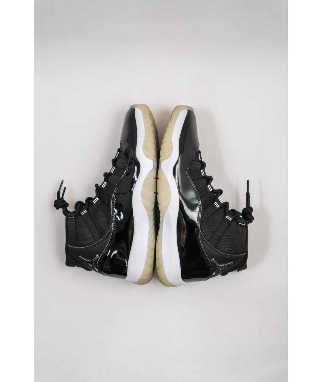 JORDAN Черные высокие кроссовки / кеды, фото 4