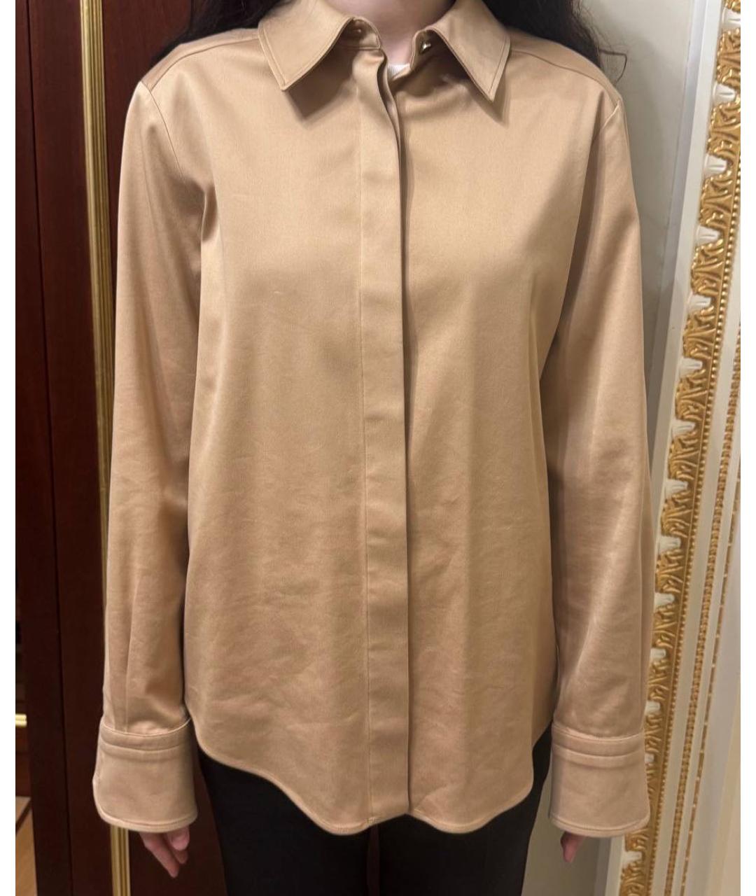 TOM FORD Бежевая хлопковая рубашка, фото 5
