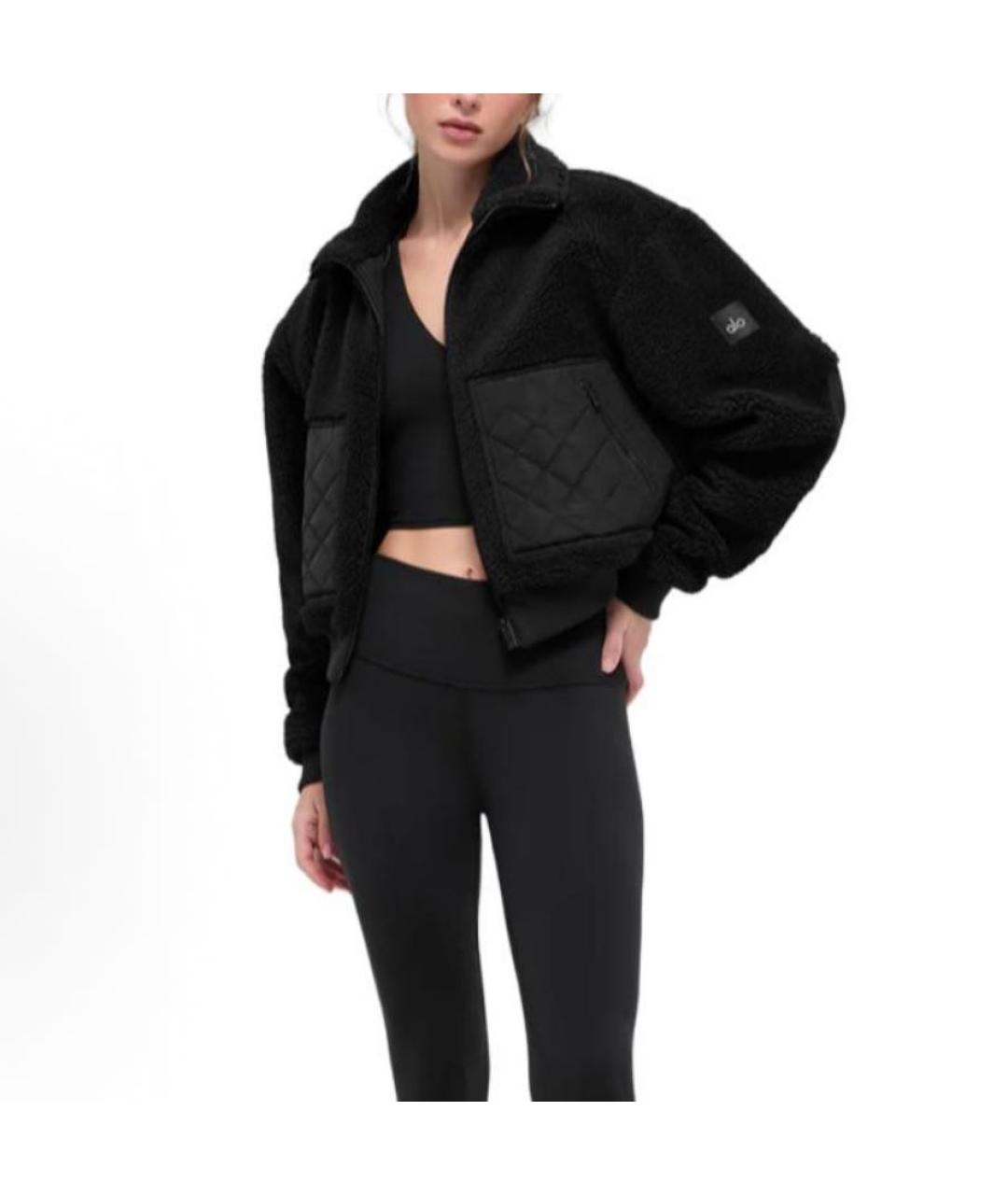 ALO YOGA Черная куртка, фото 2