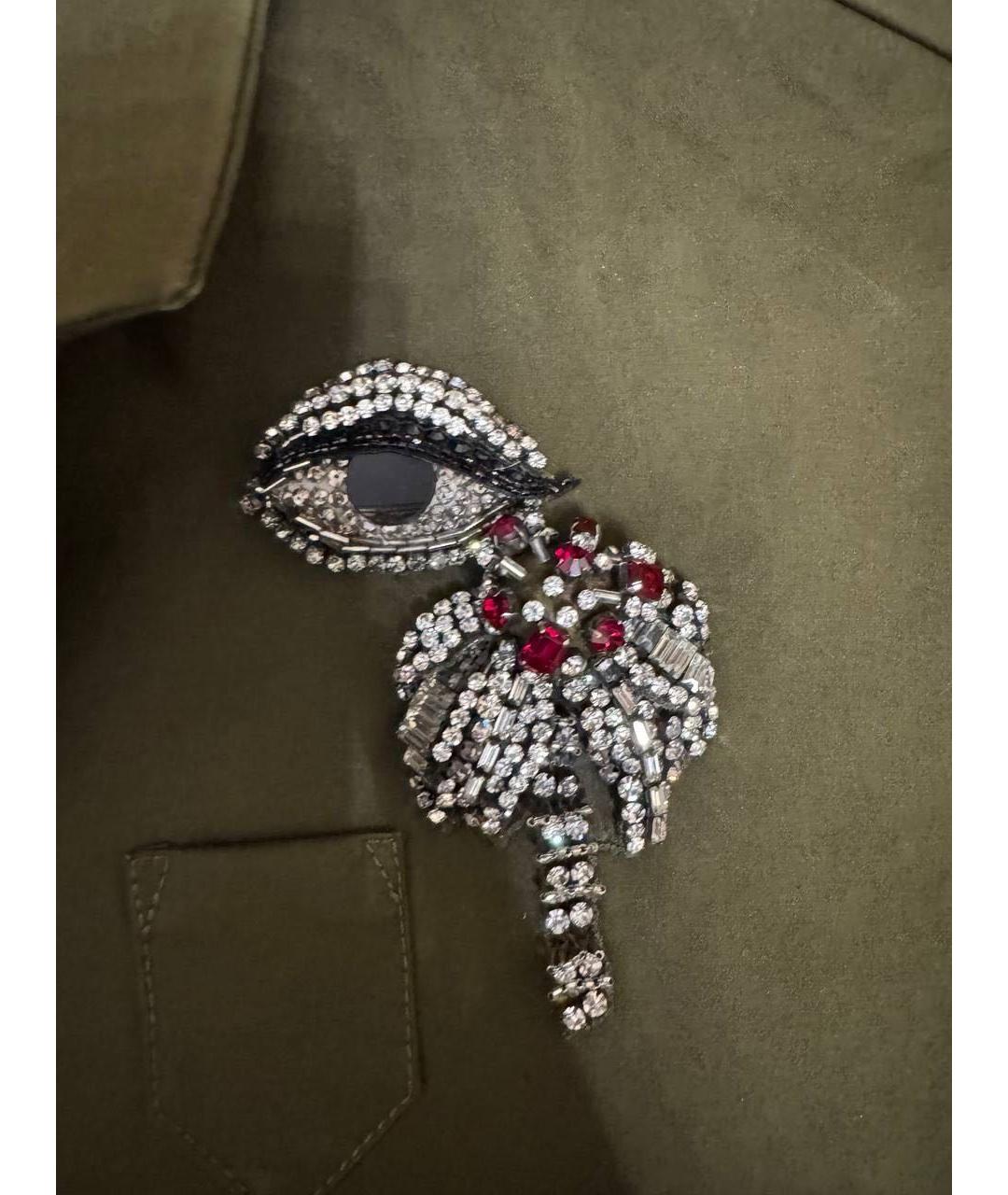 NO. 21 Хаки хлопковая рубашка, фото 2