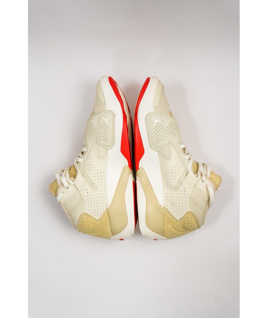 JORDAN Бежевые высокие кроссовки / кеды, фото 4