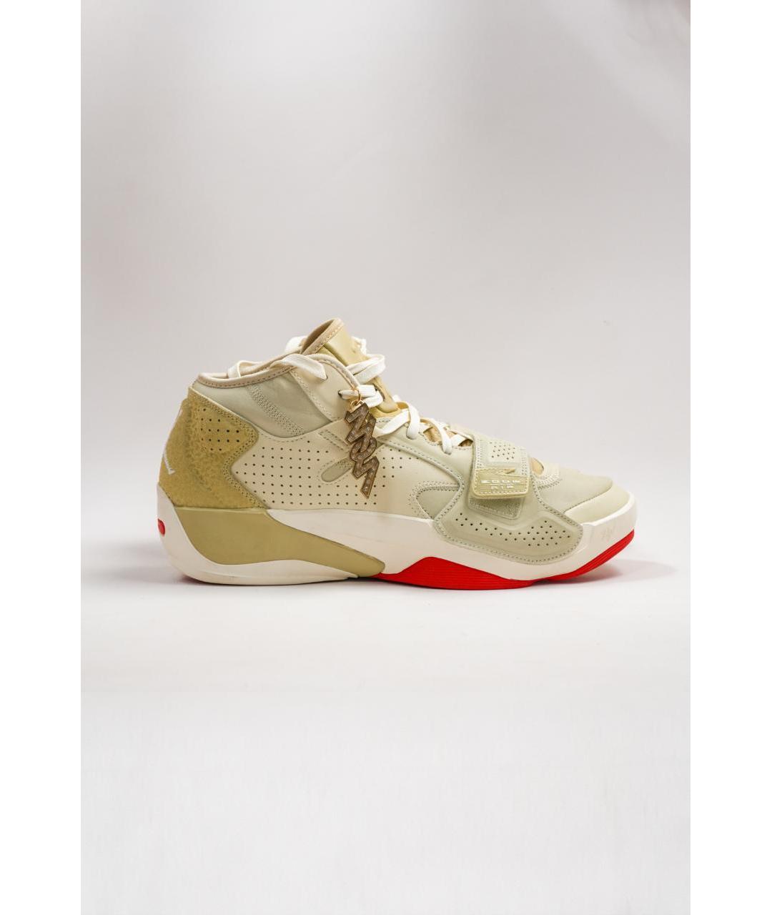 JORDAN Бежевые высокие кроссовки / кеды, фото 7