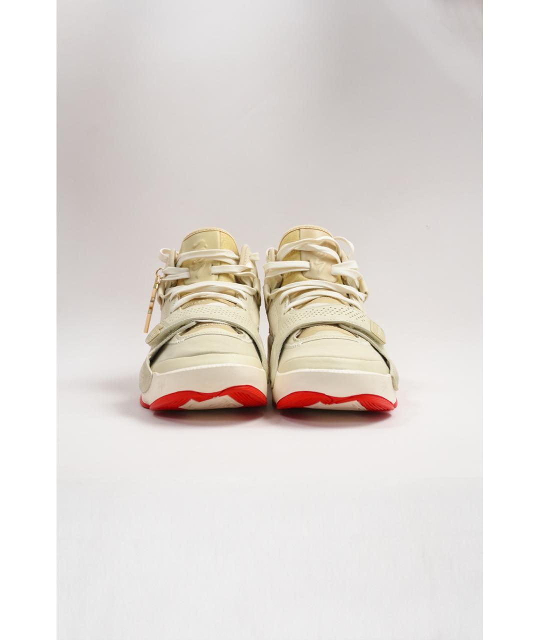 JORDAN Бежевые высокие кроссовки / кеды, фото 2