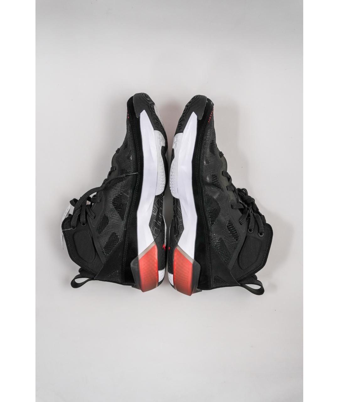 JORDAN Черные высокие кроссовки / кеды, фото 3