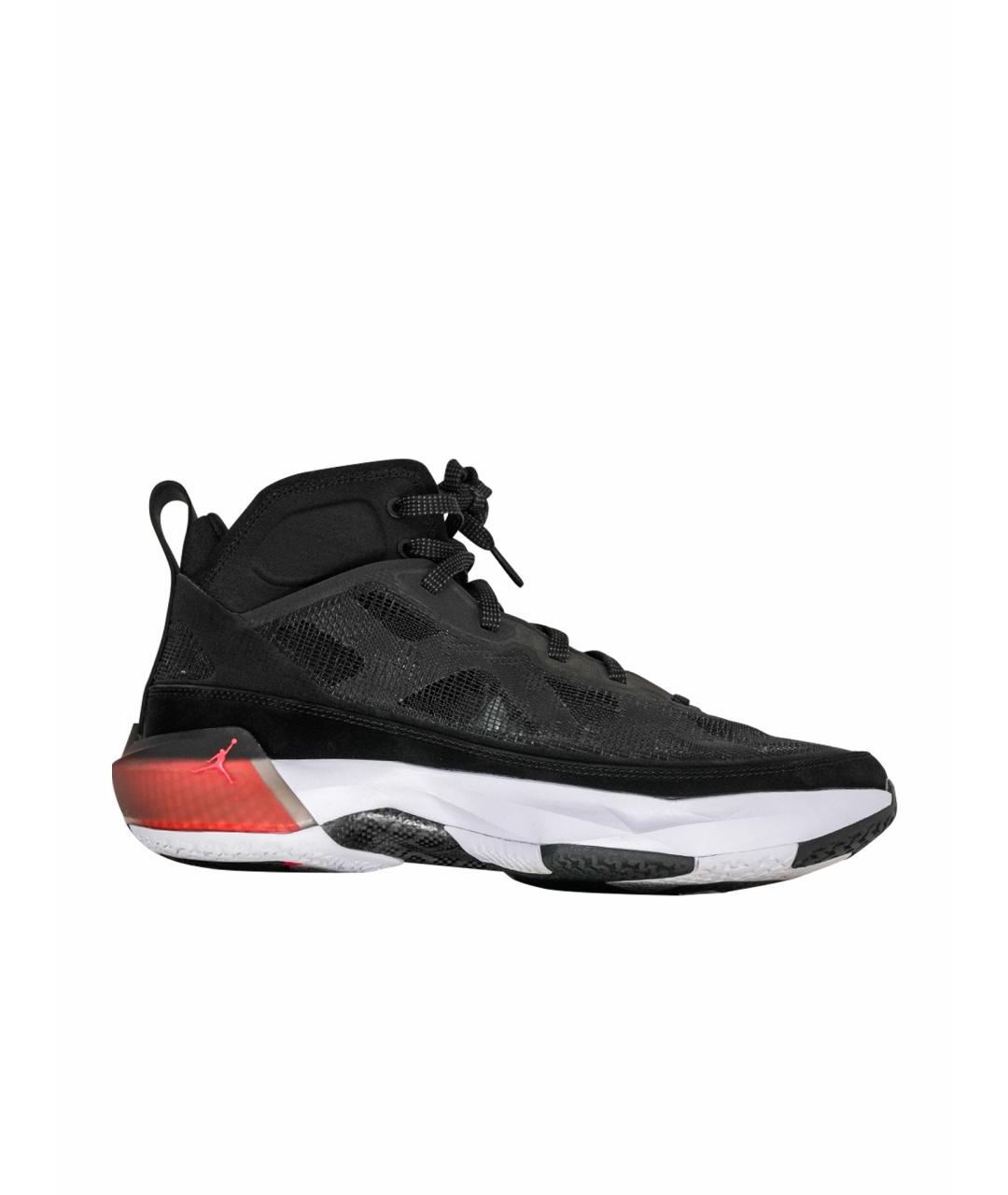 JORDAN Черные высокие кроссовки / кеды, фото 4