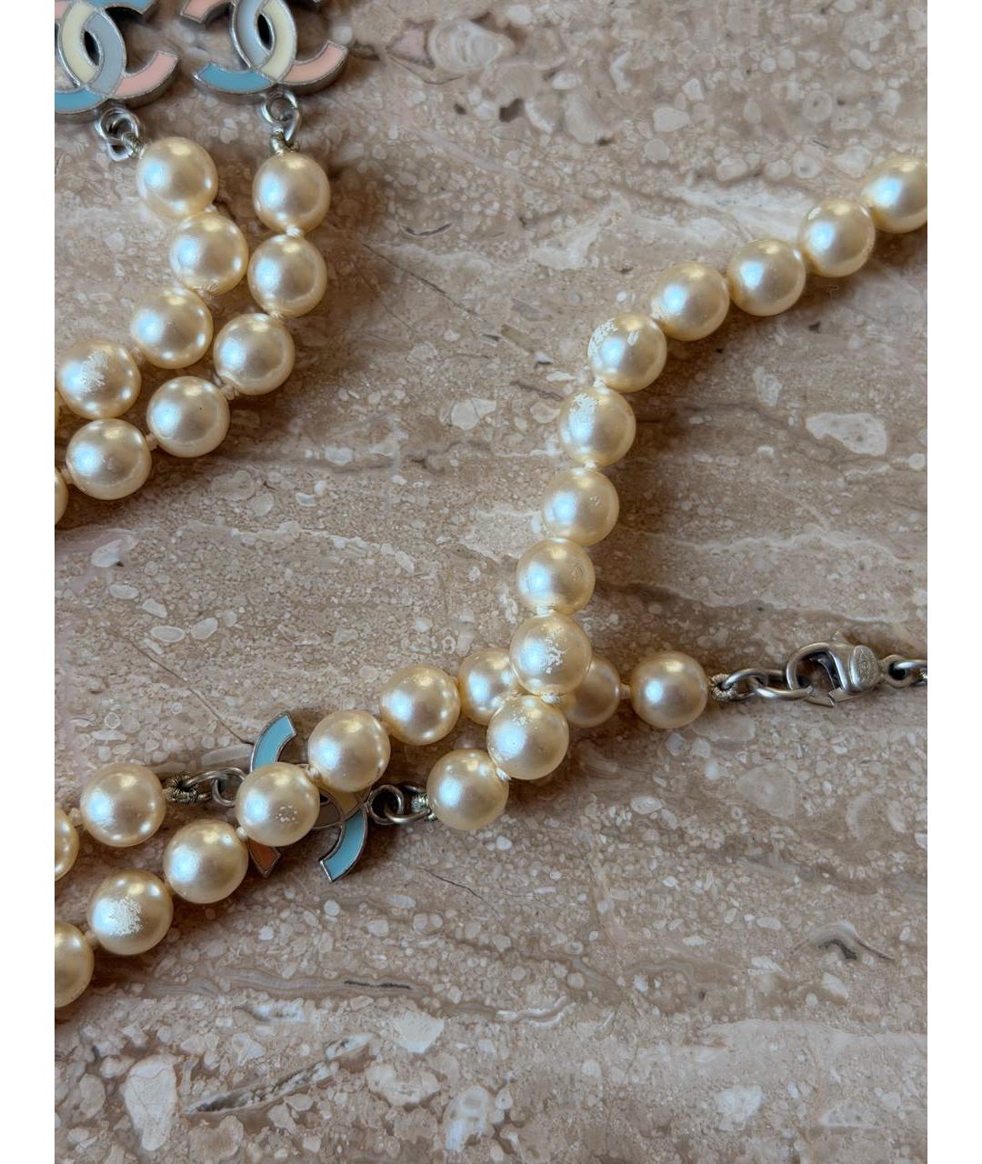 CHANEL Бежевое колье, фото 7