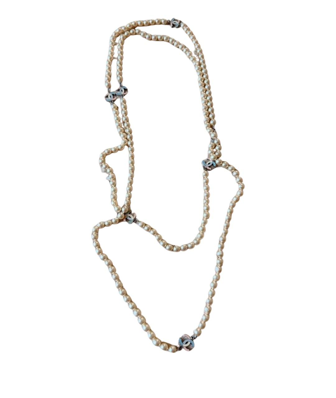 CHANEL Бежевое колье, фото 1