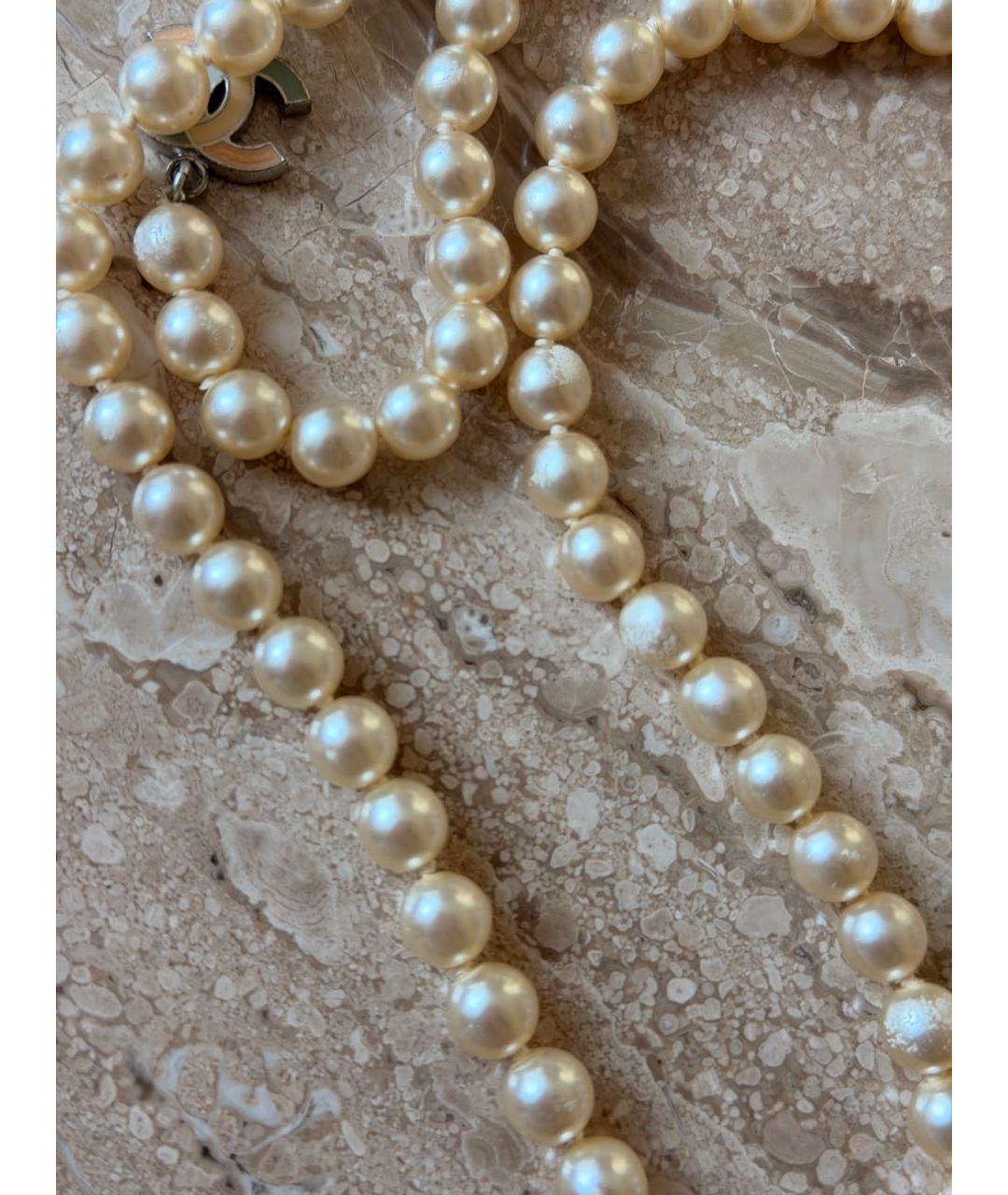 CHANEL Бежевое колье, фото 3