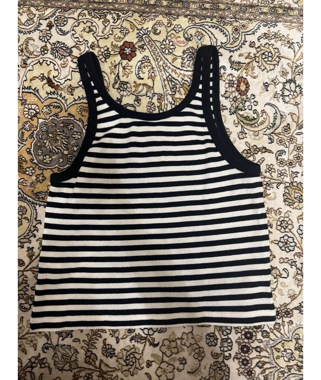 CELINE Белая хлопковая майка, фото 2