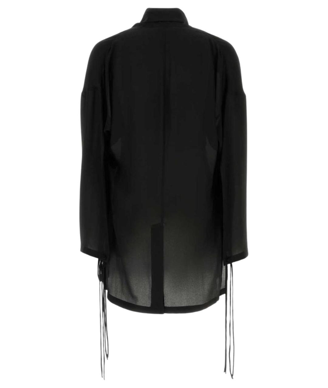 YOHJI YAMAMOTO Черная шелковая куртка, фото 2