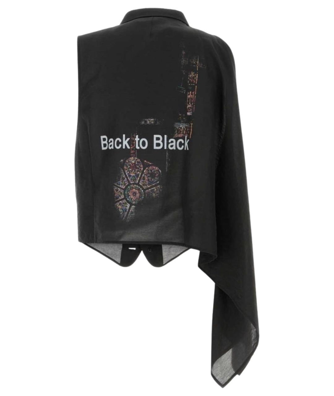 YOHJI YAMAMOTO Черный вискозный жилет, фото 2