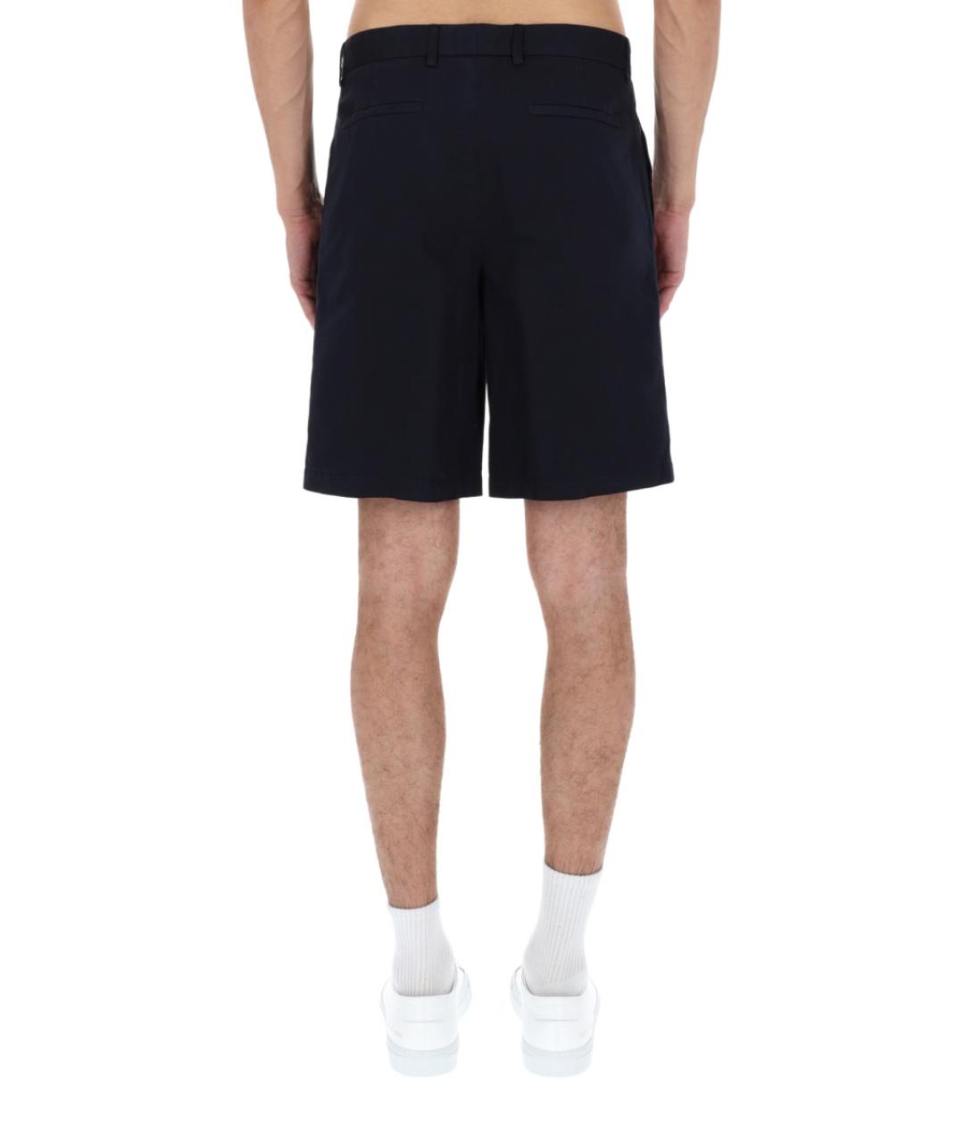ZEGNA Синие хлопковые шорты, фото 5