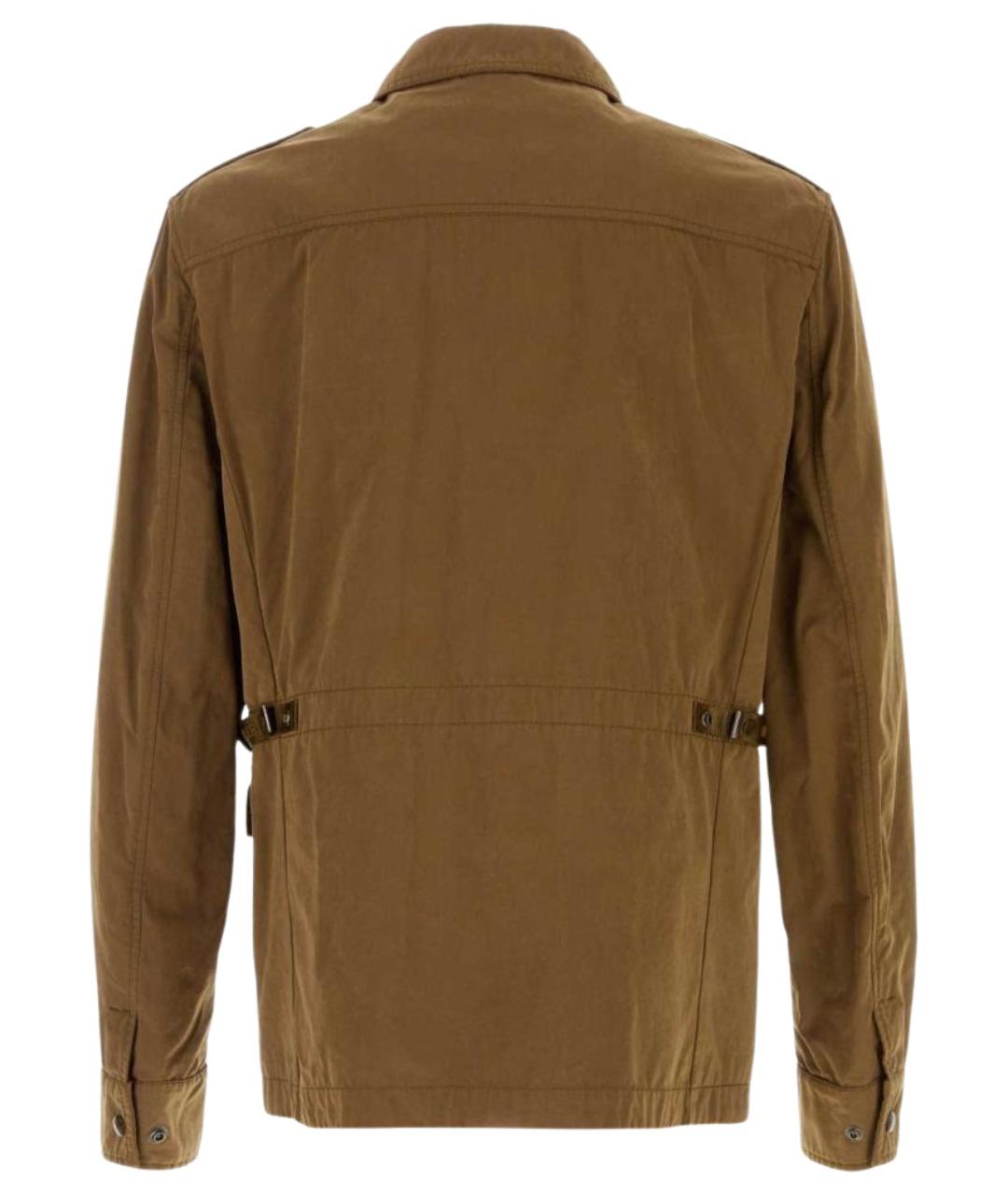 MONCLER Коричневая куртка, фото 2