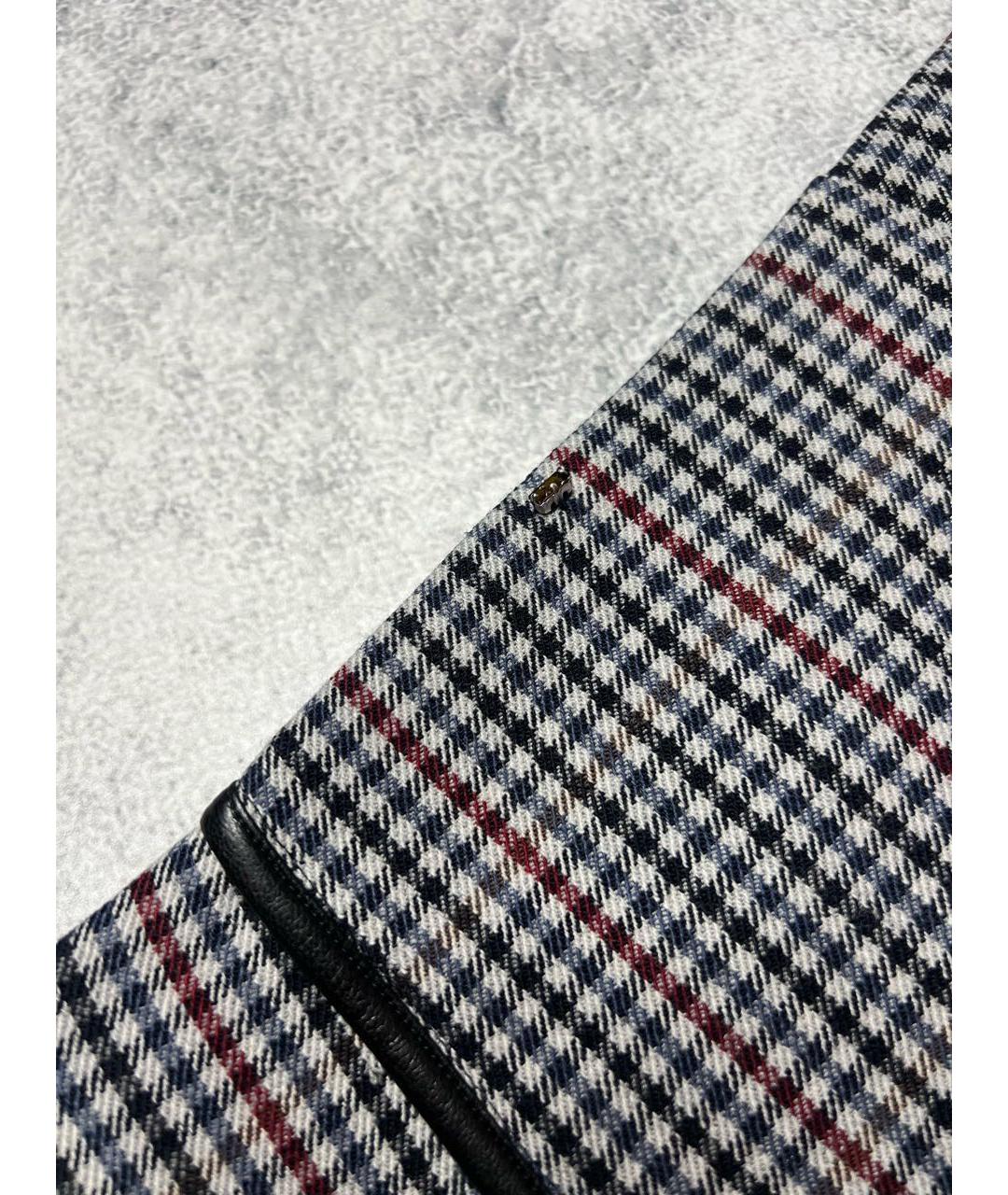 SPORTMAX Мульти шерстяная юбка миди, фото 4