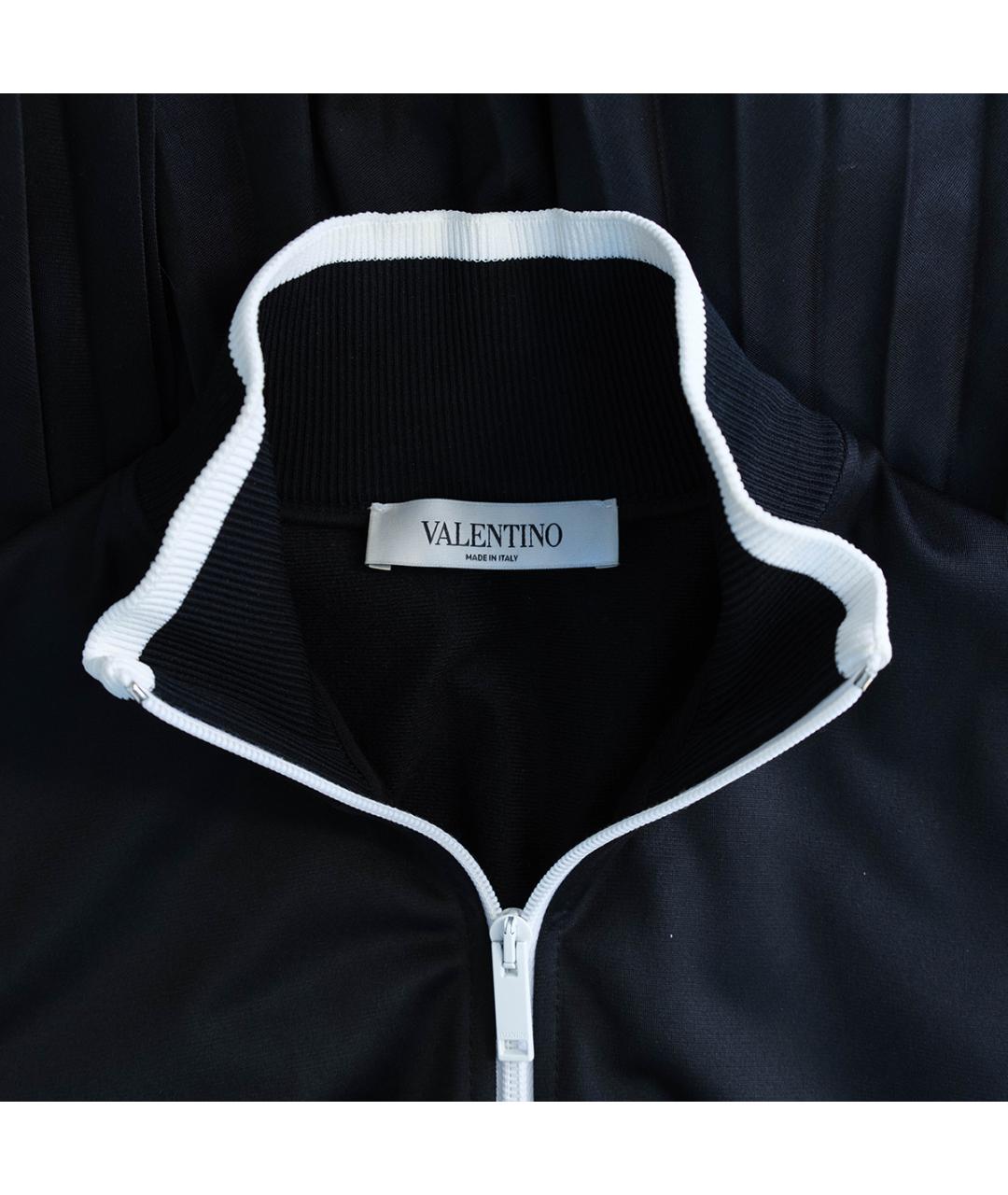 VALENTINO Черное полиэстеровое повседневное платье, фото 3