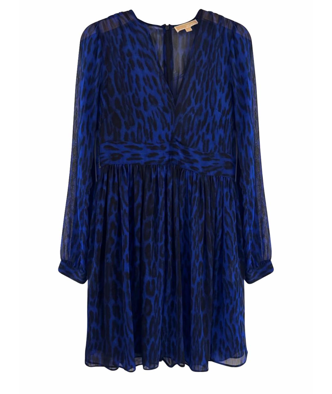 MICHAEL MICHAEL KORS Темно-синее полиэстеровое коктейльное платье, фото 1