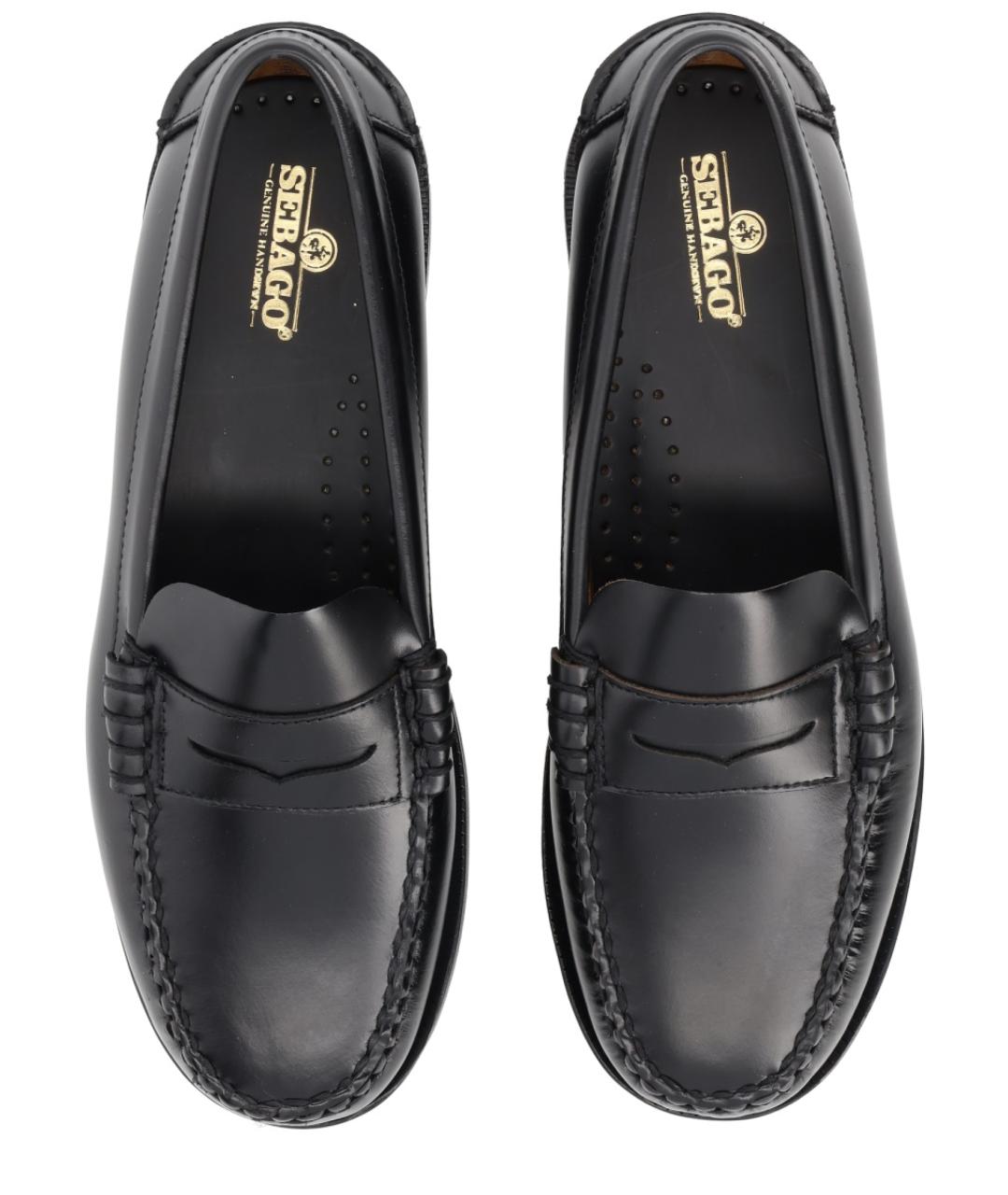 SEBAGO Черные кожаные лоферы, фото 5