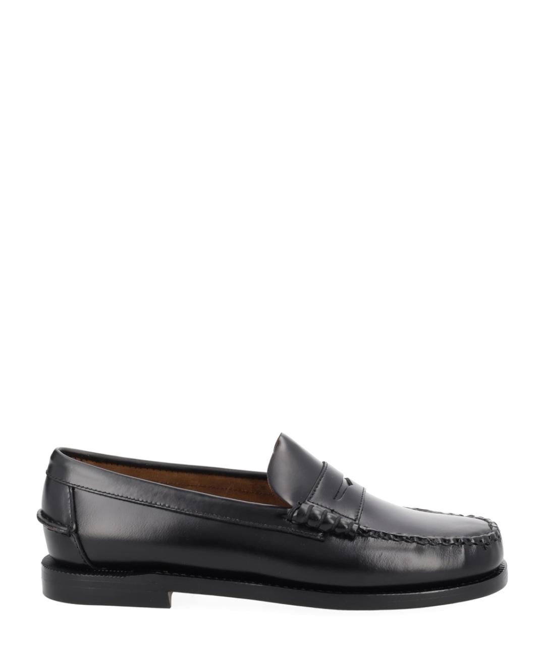 SEBAGO Черные кожаные лоферы, фото 1