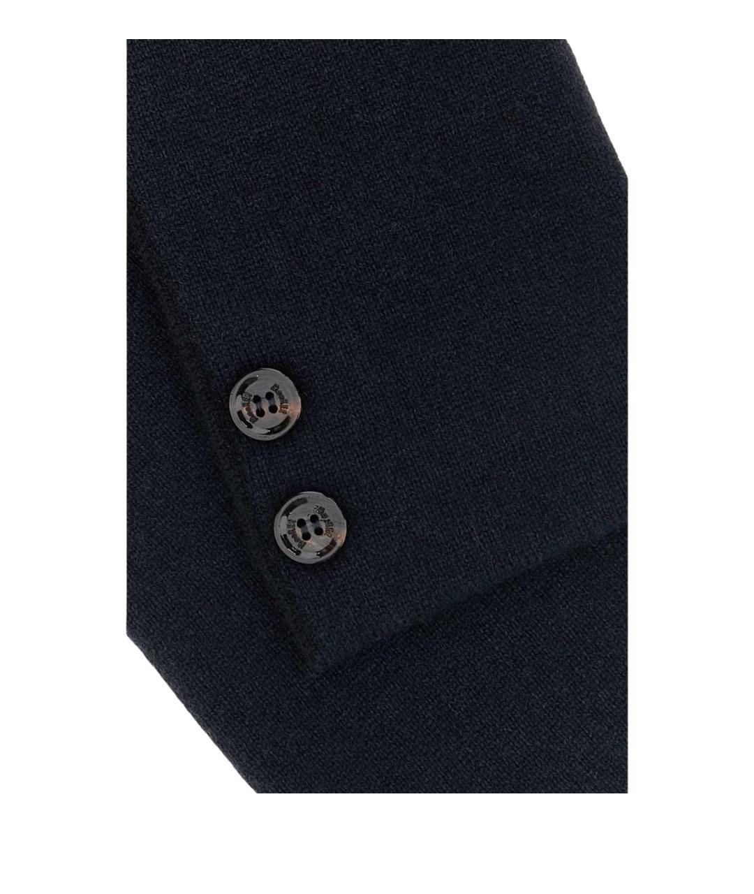 MOORER Темно-синий кашемировый шарф, фото 2