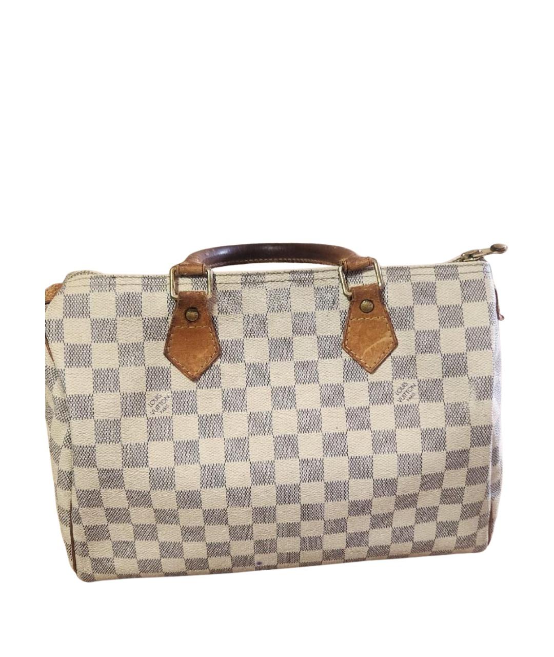 LOUIS VUITTON Белая кожаная сумка тоут, фото 1