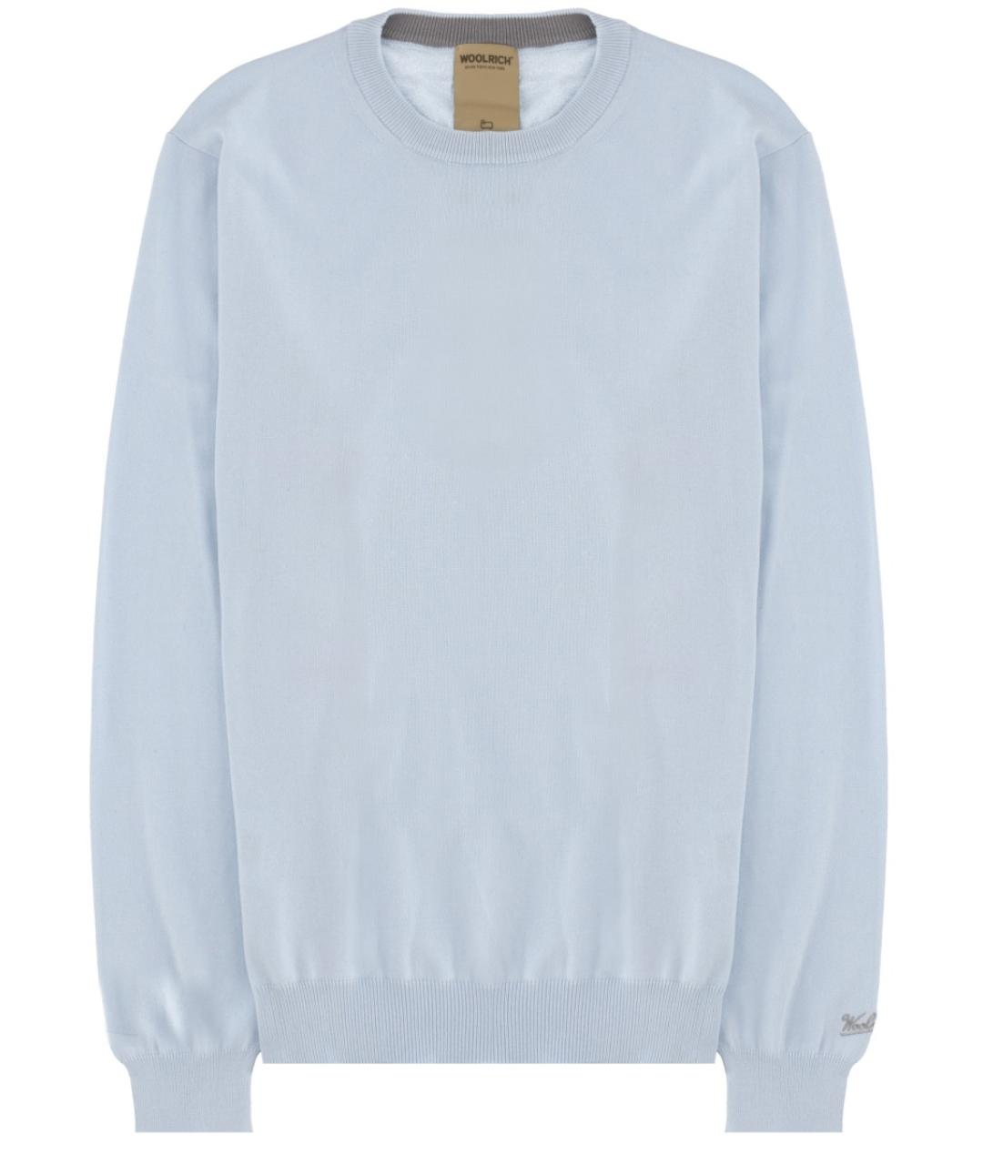WOOLRICH Синий хлопковый джемпер / свитер, фото 1