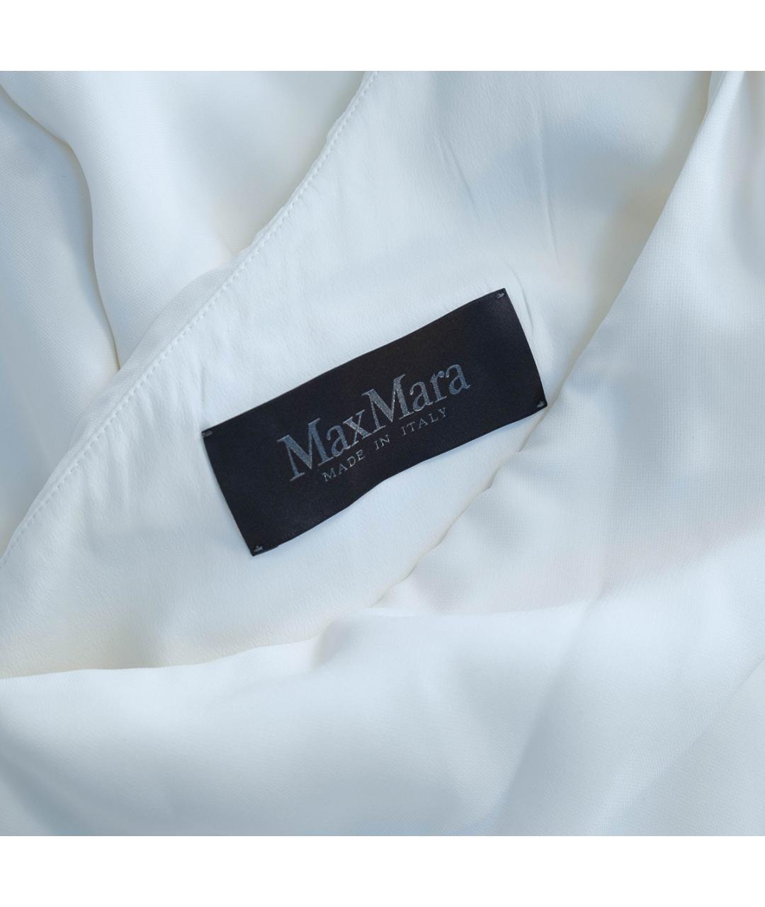 MAX MARA Белый полиэстеровый комбинезон, фото 3